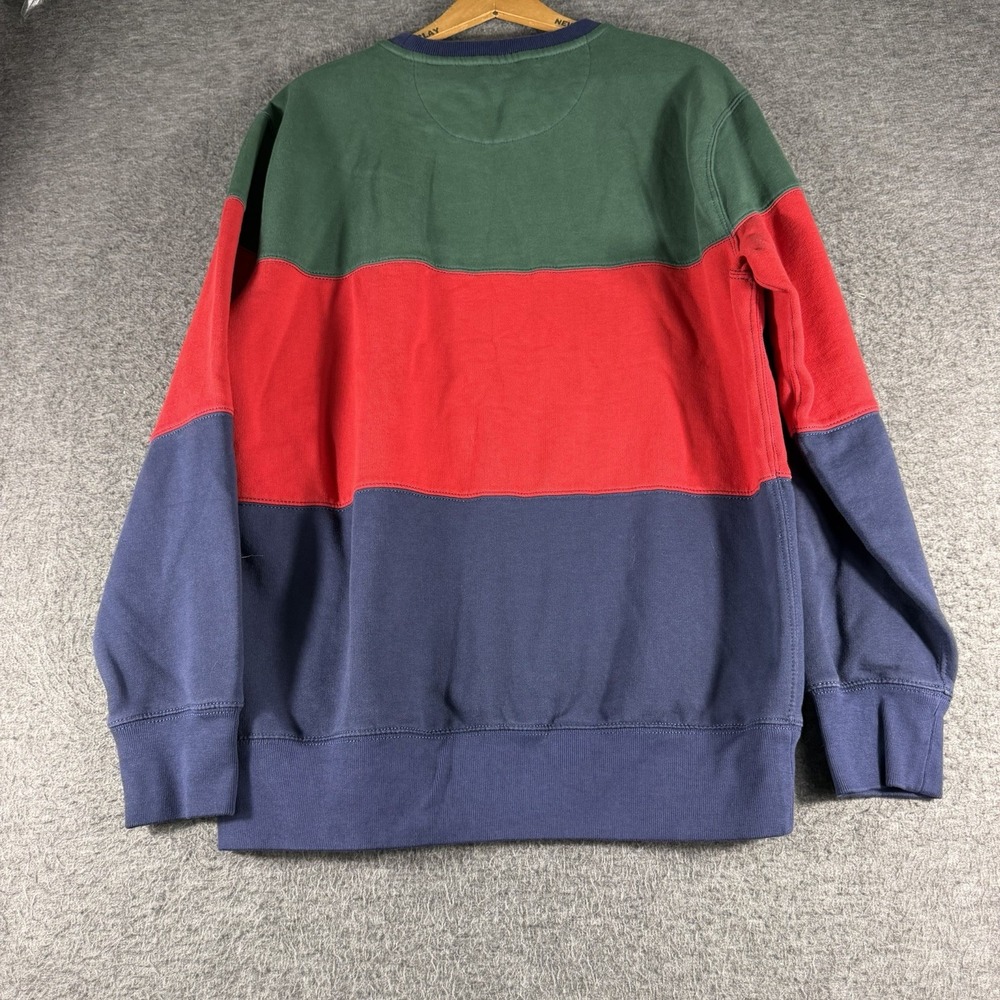 Vintage Chaps Ralph Lauren Color block Crewneck Sweatshirt Mens SZ M 90's Retro - Picture 2 of 6